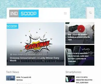 Indscoop.com(Your Social Neighbourhood) Screenshot