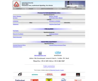 Indsecurity.com(Industrial Security) Screenshot