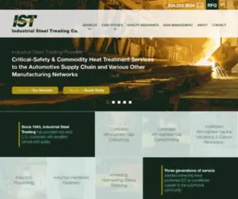 INDSTL.com(Industrial Steel Treating) Screenshot