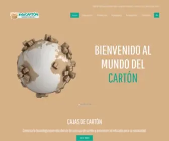 Inducarton.com.ec(Soluciones de negocios en cartón) Screenshot