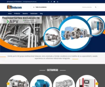 Inducom.com.pe(Inicio) Screenshot