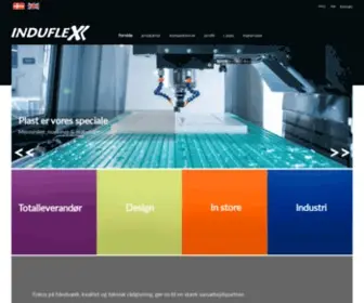 Induflex.dk(Specialist i plastbearbejdning) Screenshot