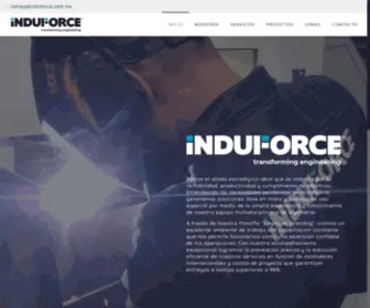 Induforce.com.mx(Inicio) Screenshot