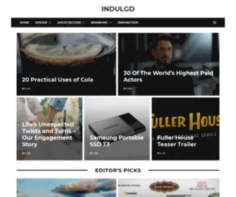 Indulgd.com(My WordPress Blog) Screenshot
