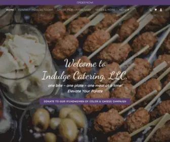 Indulge-Catering.com(Indulge Catering) Screenshot