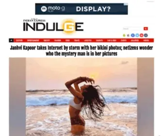 Indulgexpress.com(Indulge-the new indian express) Screenshot