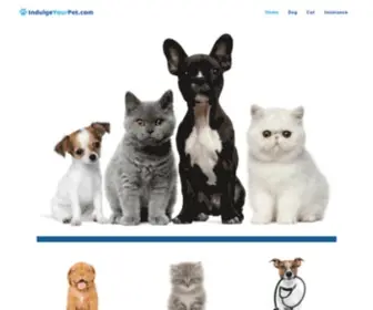 Indulgeyourpet.com(Indulge Your Pet) Screenshot