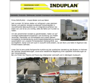 Induplan.net(Industrie und Ingenieurberatungs GmbH Startseite) Screenshot