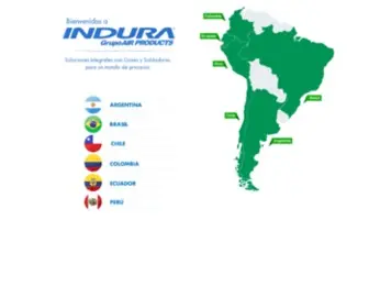 Indura.net(INDURA S.A. Soluciones tecnológicas con Gases y Soldaduras para un mundo de procesos) Screenshot