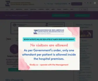 Induscancer.com(Best cancer hospital in hyderabad which) Screenshot