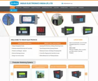 Induselect.com(Manufacturers of Electronic equipments and Control systems) Screenshot