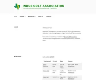 Indusgolf.org Screenshot