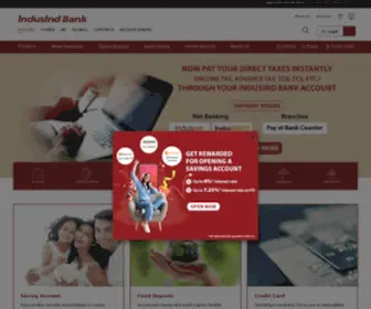 Indusind.com(Personal Banking) Screenshot