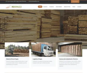 Induspallets.com(Fabrica de Pallet´s de madera) Screenshot