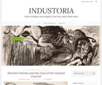 Industoria.org(Historical Bytes and Insights from the Land of the Indus) Screenshot