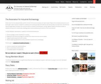 Industrial-Archaeology.org.uk(The Association for Industrial Archaeology) Screenshot