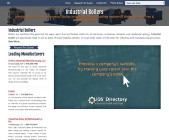 Industrial-Boilers.com(Boiler Manufacturers) Screenshot