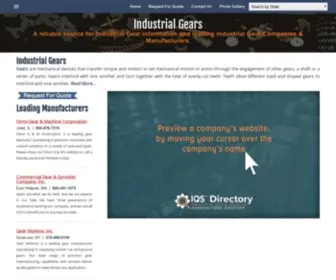 Industrial-Gears.com(Industrial Gear Manufacturers) Screenshot