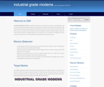 Industrial-Grade-Modem.com(Industrial-Grade-Modems) Screenshot