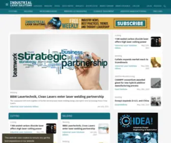 Industrial-Lasers.com(Laser Focus World) Screenshot