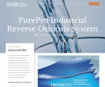 Industrial-RO.com(PurePro Industrial Reverse Osmosis System) Screenshot