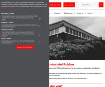 Industrial-Rubber.com(Custom Rubber Mouldings) Screenshot