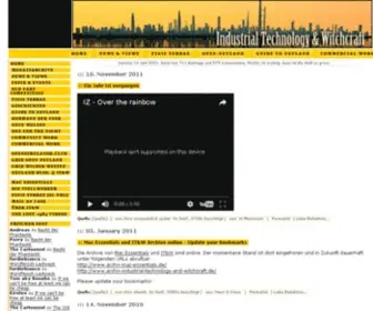 Industrial-Technology-AND-Witchcraft.de(Das Weblog) Screenshot