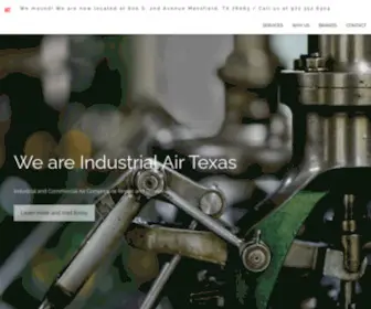 Industrialair.com(Industrial Air of Texas) Screenshot