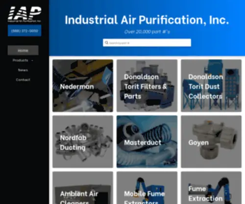 Industrialairpurification.com(Apache HTTP Server Test Page) Screenshot