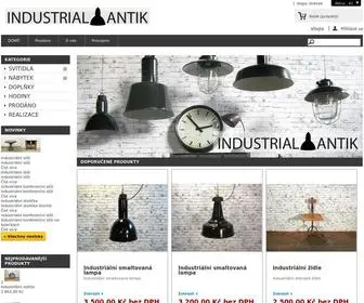 Industrialantik.cz(Industrialantik) Screenshot