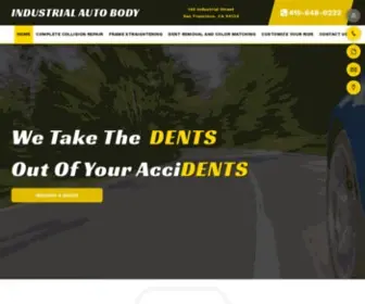 Industrialautobody.com(San Francisco) Screenshot