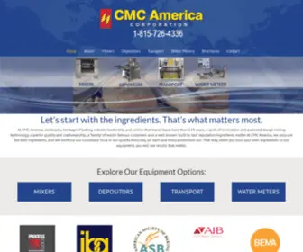 Industrialbakeryequipment.net(CMC America) Screenshot