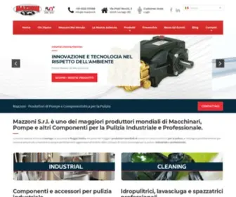 Industrialcleaningmachines.eu(Mazzoni Srl) Screenshot