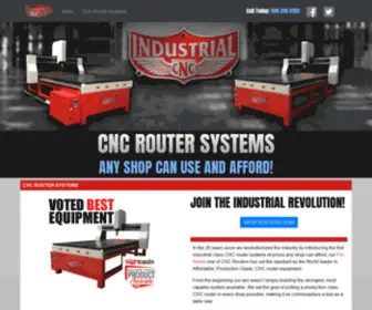 Industrialcnc.com(Industrial CNC) Screenshot