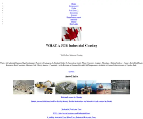 Industrialcoatingpaint.com(All About Industrial Coating Paint) Screenshot