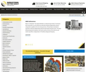 Industrialcontroldirect.com(Industrial Automation Control Devices & Wire Management Systems) Screenshot