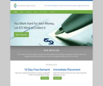 Industrialcredit.com(Credit Collection Services) Screenshot