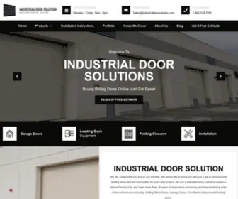 Industrialdoorsolution.com(Industrial Doors) Screenshot