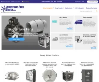 Industrialfansdirect.com(Industrial Fans Direct) Screenshot
