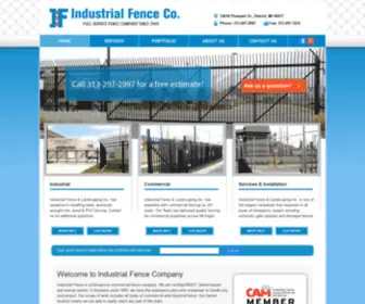 Industrialfenceco.com(Industrial Fence) Screenshot