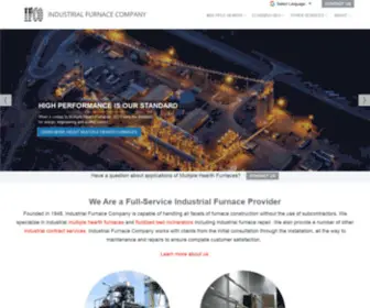 Industrialfurnace.com(Industrial Furnace Company) Screenshot