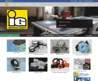 Industrialgaskets.com.au(Industrial Gaskets gasket &amp; sealing products) Screenshot
