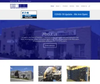 Industrialhose.net(Industrial Hose and Hydraulics) Screenshot