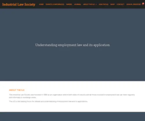 Industriallawsociety.org.uk(Understanding employment law and its application) Screenshot