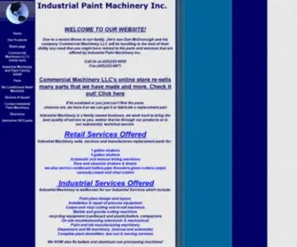 Industrialpaintmachinery.com(INDUSTRIAL PAINT MACHINERY) Screenshot