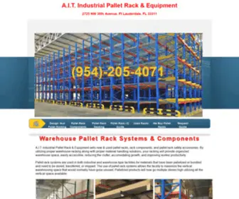 Industrialpalletrack.net("Pallet Racks and Warehouse Racking) Screenshot