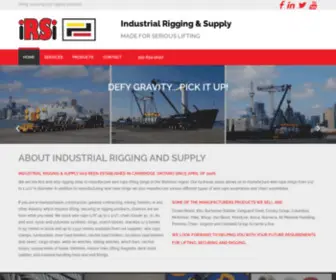 Industrialrigging.ca(Lifting, Securing and Rigging Equipment) Screenshot