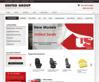 Industrialseats.com(Trucking & Heavy Equipment Seat Supplier) Screenshot