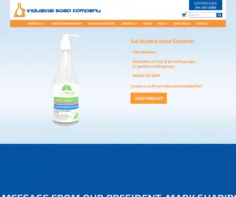 Industrialsoap.com(Industrial Soap Company) Screenshot