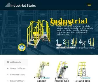 Industrialstair.com(How to Build Metal Stairs) Screenshot